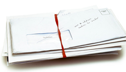 Bundle of mail marked "return to sender"