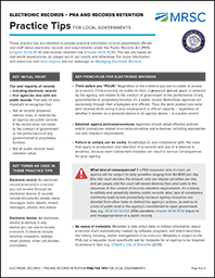 Electronic records practice tips image preview