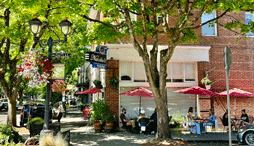 Corner of 4th and Dallas in downtown Camas